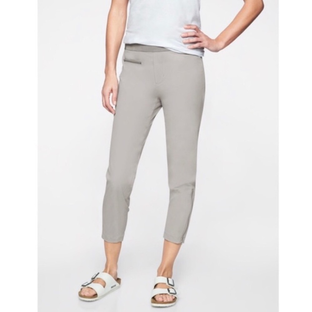 Athleta Mod Trekkie Crop Pants - GRAY
